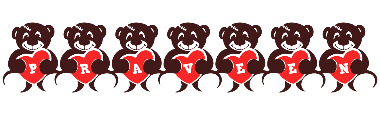 Praveen bear logo