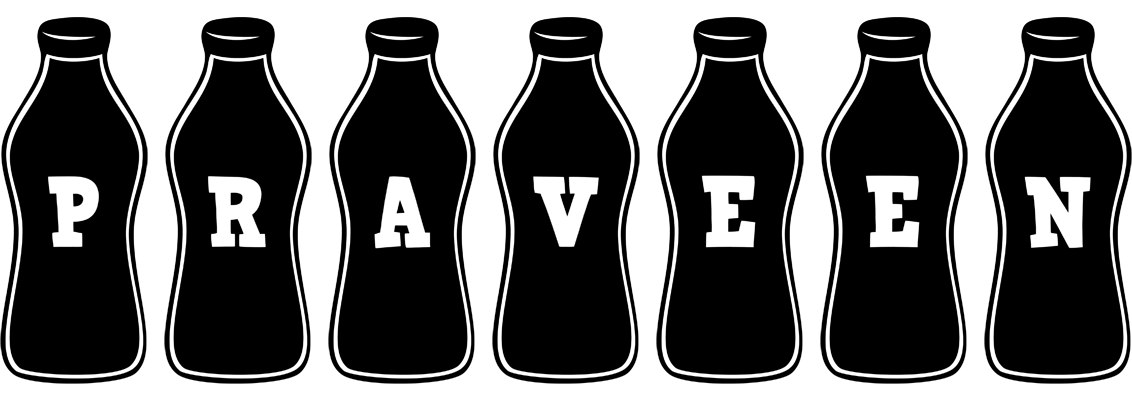 Praveen bottle logo