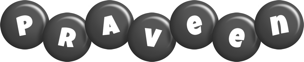 Praveen candy-black logo