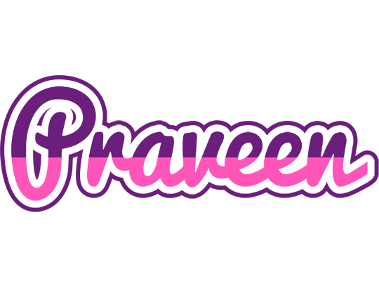 Praveen cheerful logo