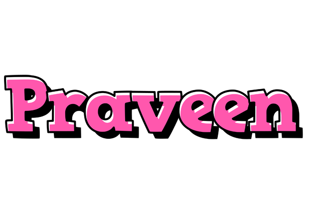 Praveen girlish logo