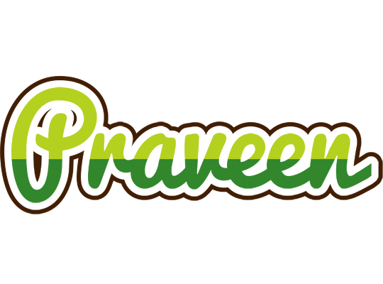 Praveen golfing logo