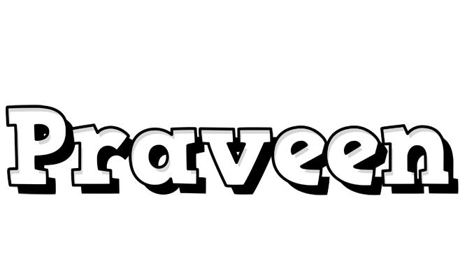Praveen snowing logo