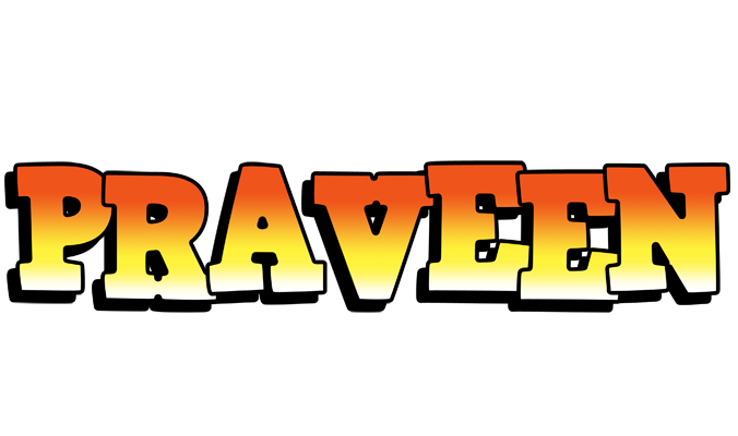 Praveen sunset logo