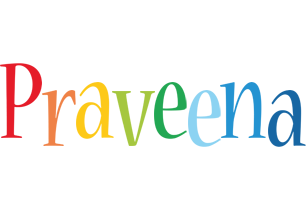 Praveena birthday logo