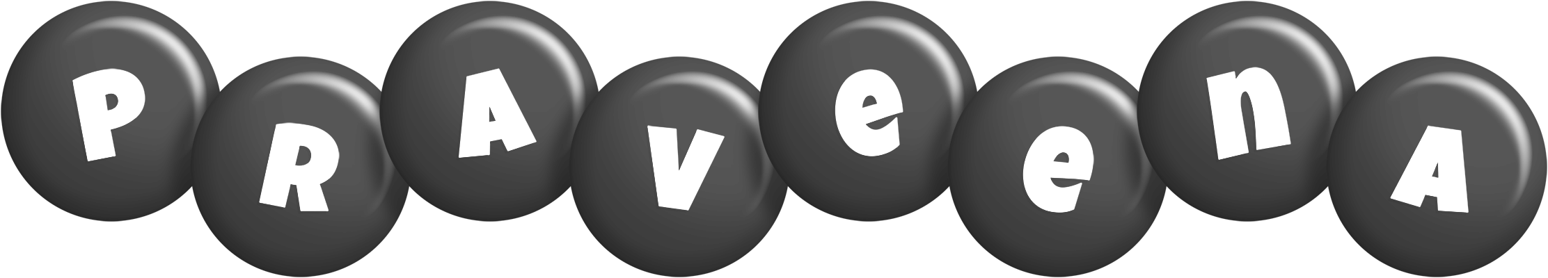 Praveena candy-black logo