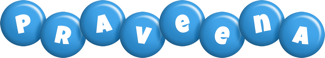 Praveena candy-blue logo