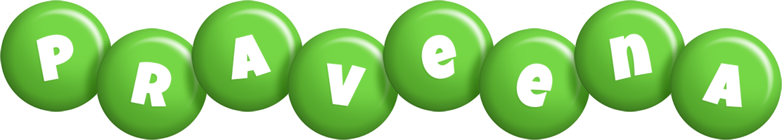 Praveena candy-green logo