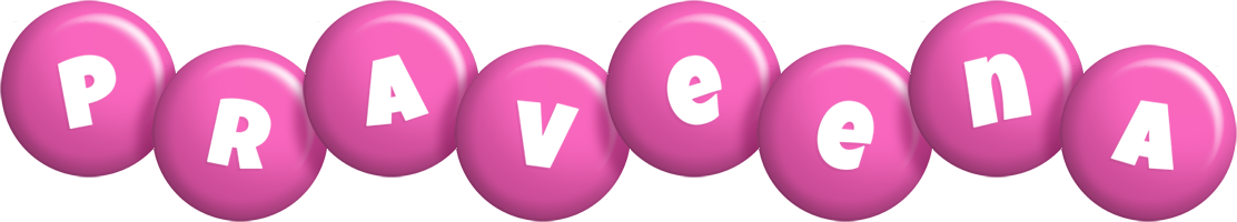 Praveena candy-pink logo