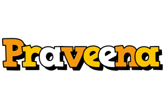 Praveena cartoon logo