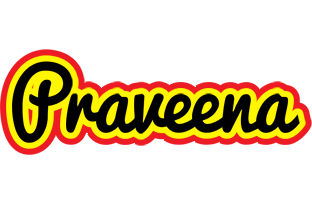 Praveena flaming logo