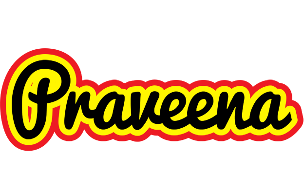 Praveena flaming logo
