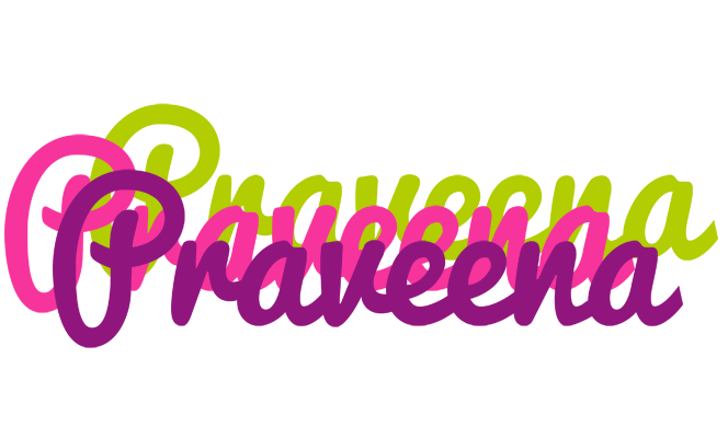 Praveena flowers logo