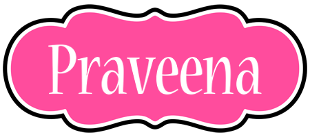 Praveena invitation logo