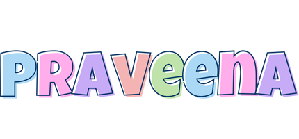 Praveena pastel logo