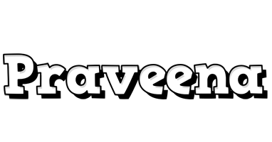 Praveena snowing logo