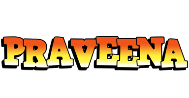 Praveena sunset logo