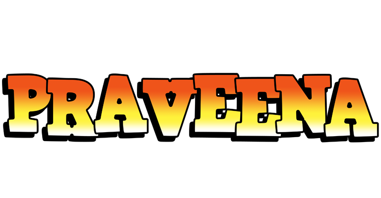 Praveena sunset logo