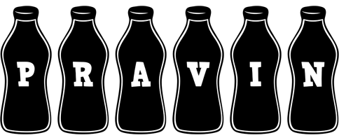 Pravin bottle logo