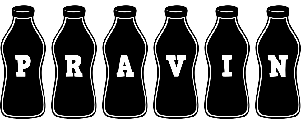 Pravin bottle logo