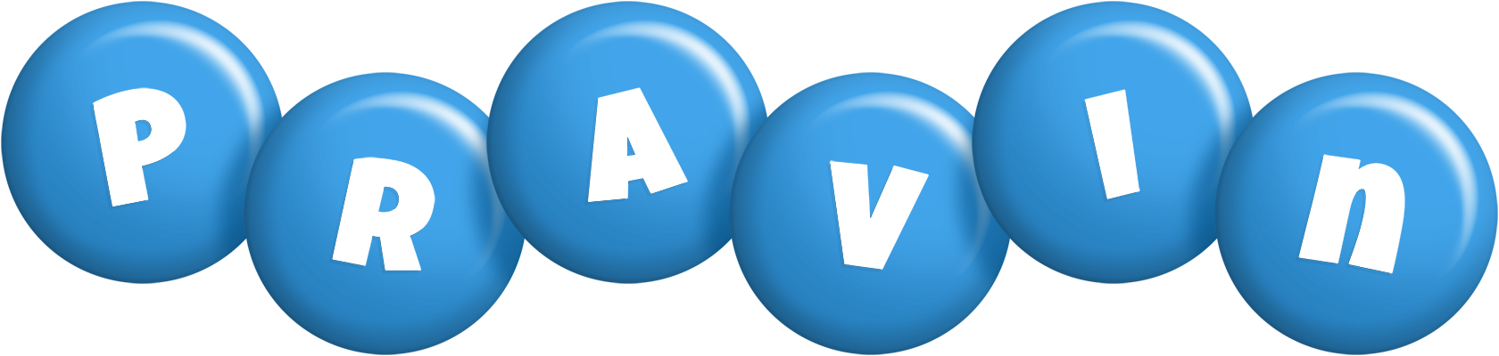 Pravin candy-blue logo