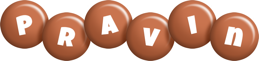 Pravin candy-brown logo