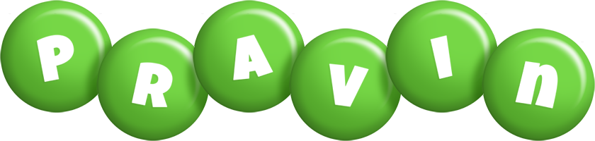 Pravin candy-green logo