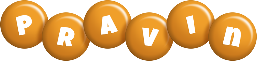 Pravin candy-orange logo