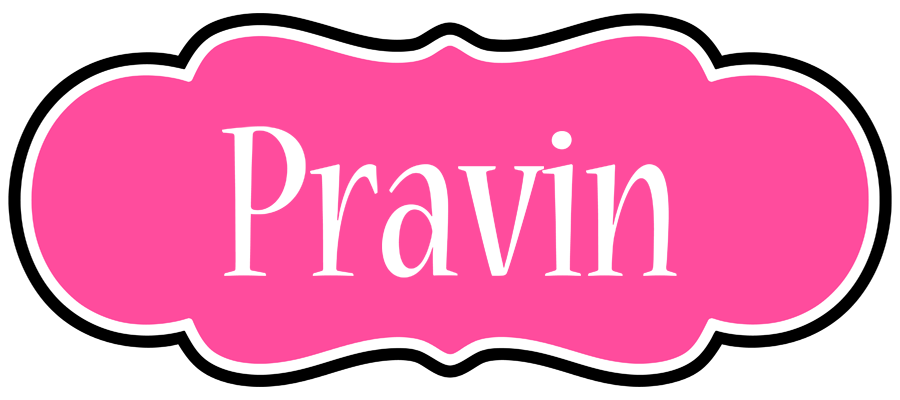 Pravin invitation logo