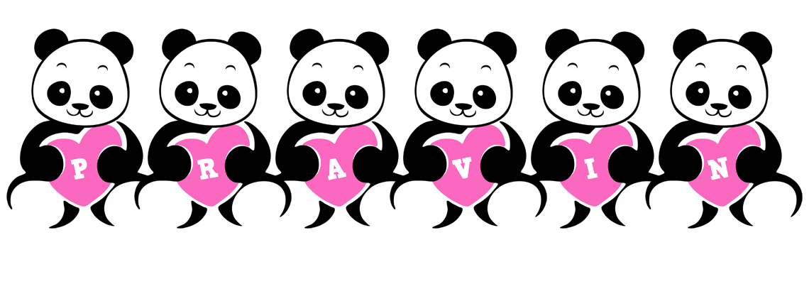 Pravin love-panda logo