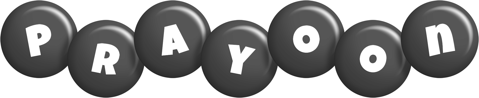 Prayoon candy-black logo