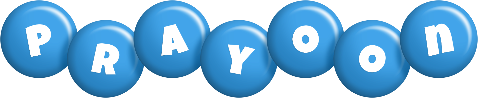 Prayoon candy-blue logo
