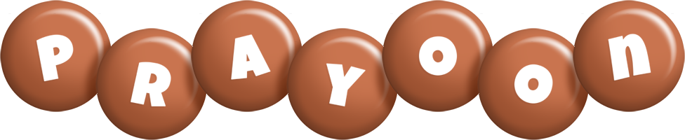 Prayoon candy-brown logo