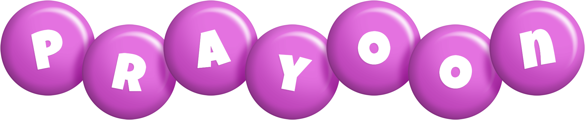 Prayoon candy-purple logo