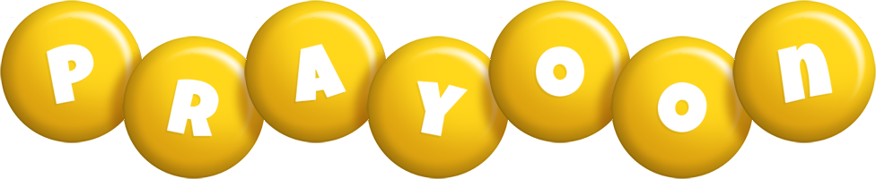 Prayoon candy-yellow logo