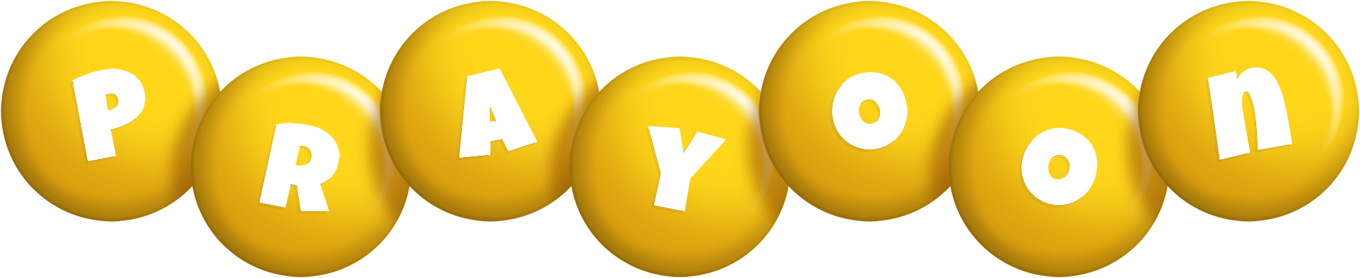 Prayoon candy-yellow logo