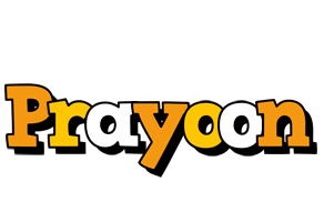 Prayoon cartoon logo