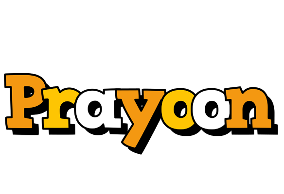 Prayoon cartoon logo