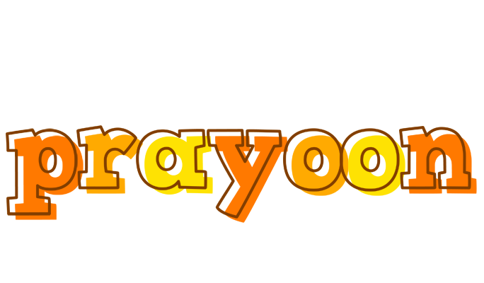 Prayoon desert logo