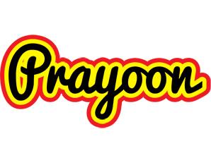 Prayoon flaming logo