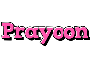 Prayoon girlish logo