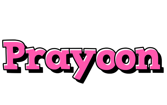 Prayoon girlish logo