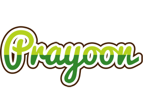 Prayoon golfing logo