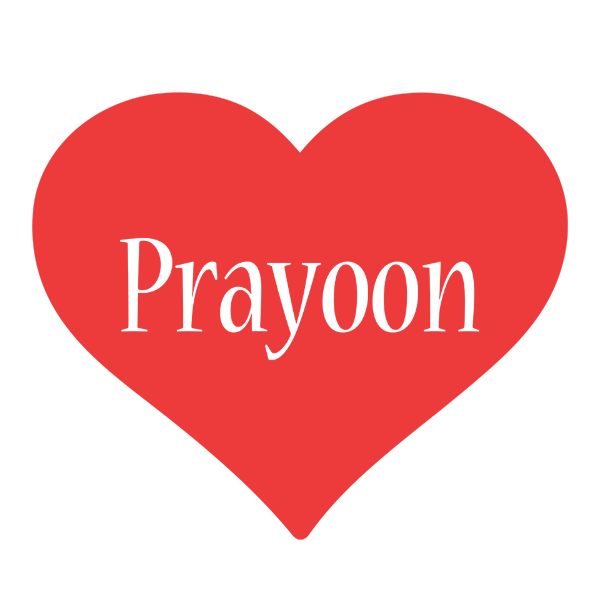 Prayoon love logo