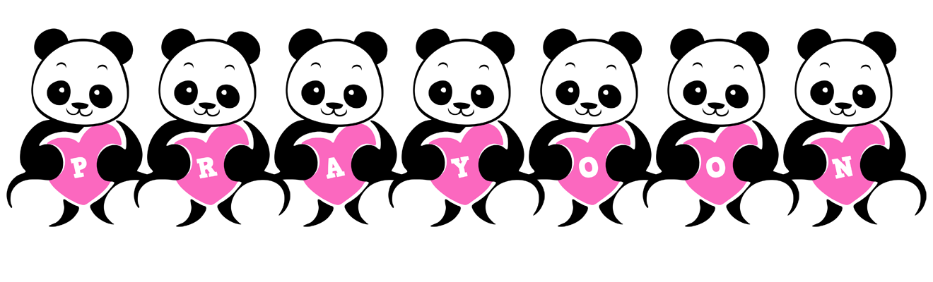 Prayoon love-panda logo