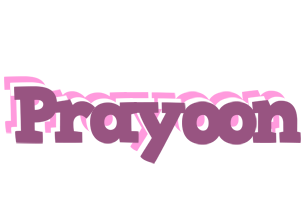 Prayoon relaxing logo