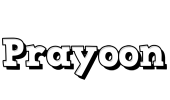 Prayoon snowing logo