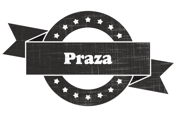 Praza grunge logo