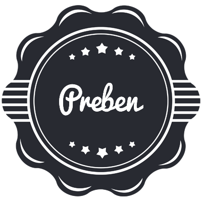 Preben badge logo
