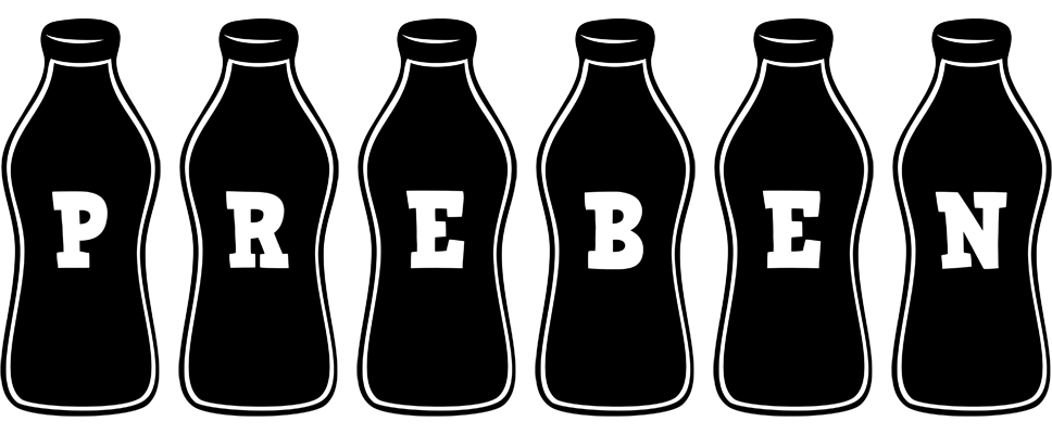 Preben bottle logo